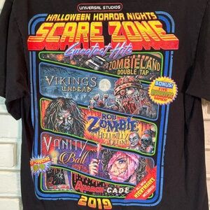 Halloween Horror Nights 2019 Graphic T-shirt Unisex Small